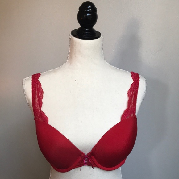 EUC VS Red with Pink Details Brassiere - Picture 3 of 8